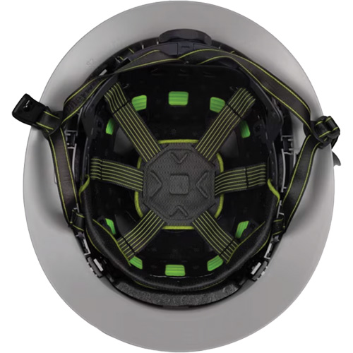 Fibre Metal Climbing Style Helmet with Full Brim, Meets CSA Type 2, Ratchet Suspension, Vented Les Fournitures Industrielles Méga