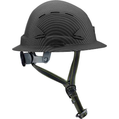 Fibre Metal Climbing Style Helmet with Full Brim, Meets CSA Type 2, Ratchet Suspension, Vented Les Fournitures Industrielles Méga