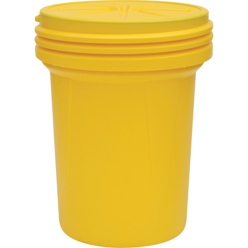 Lab Pack Plastic Barrel Drum with Screw-On Lid, 30 US gal., Mobile/Stationary Les Fournitures Industrielles Méga