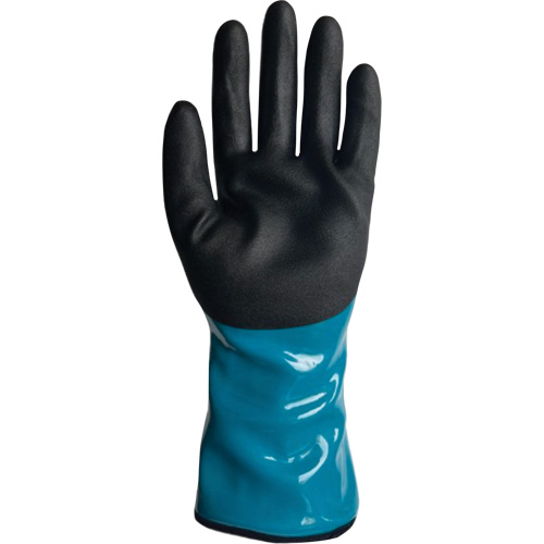 Gants alimentaires de protection contre les produits chimiques, le froid et la coupe, Taille 7, 12" lo, PVC, Doublure en Nylon Les Fournitures Industrielles Méga