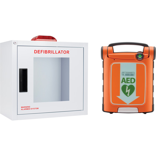 Trousse DEA Powerheart G5 avec armoire, Semi-automatique, Bilingue, Classe 3 Les Fournitures Industrielles Méga
