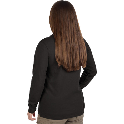 GRIDIRON Long Sleeve Pocket T-Shirt, Women's, X-Small, Grey Les Fournitures Industrielles Méga