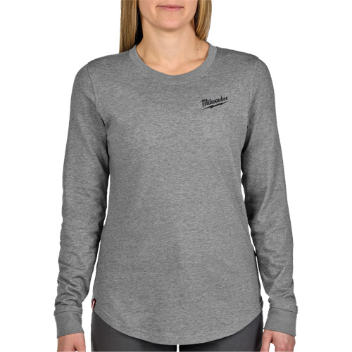 T-shirt hybride &agrave; manches longues FREEFLEX, Femmes, T-petit, Gris Les Fournitures Industrielles Méga