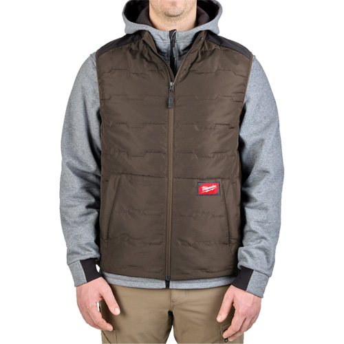 FREEFLEX Lightweight Insulated Vest, Men's, Small, Brown Les Fournitures Industrielles Méga