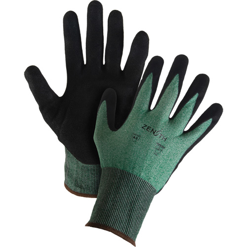 Gants l&eacute;gers et haute dext&eacute;rit&eacute; r&eacute;sistants &agrave; la coupe, Taille 8, Calibre 21, Rev&ecirc;tement Mousse de nitrile, Enveloppe en Acier inoxydable/PEHP, ASTM ANSI niveau A3 Les Fournitures Industrielles Méga