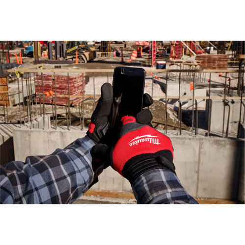 Anti-Vibration Work Gloves, Size Small, Synthetic Palm Les Fournitures Industrielles Méga