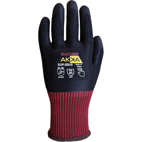 Gants de protection &eacute;lev&eacute;e contre la coupe KOP-500, Taille 6, Calibre 13, Rev&ecirc;tement Polyur&eacute;thane, Enveloppe en Nylon/PEHP/Spandex/Graph&egrave;ne, ASTM ANSI niveau A5/EN 388 niveau E Les Fournitures Industrielles Méga
