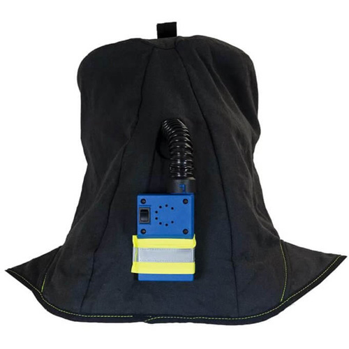 Cagoule de protection contre l'arc &eacute;lectrique TCG, Noir, 40 cal/cm², ANSI Z87.1/ASTM F1506/ASTM F1959/ASTM F2178/R&eacute;pond ou surpasse la norme CSA Z462/NFPA 70E, 4 Arc &eacute;lectrique EPI cat&eacute;gorie niveau Les Fournitures Industrielles Méga