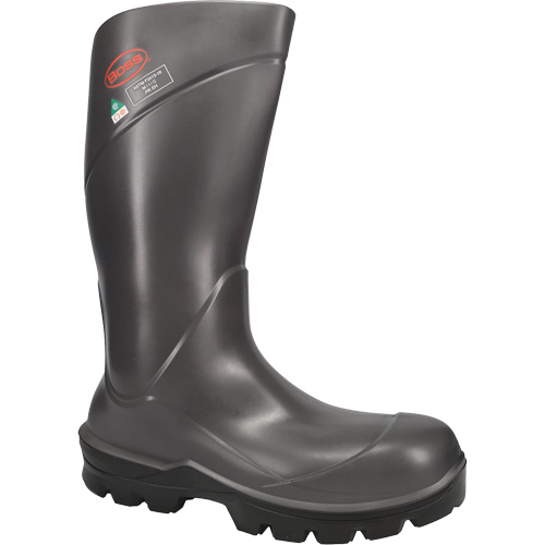 Bottes de s&eacute;curit&eacute; int&eacute;grales Boss Footwear, Polyur&eacute;thane, Embout Acier, Taille 4, Imperm&eacute;able Les Fournitures Industrielles Méga