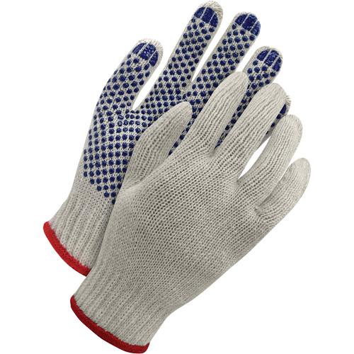 Gants en poly-coton Deny avec pois en PVC, Taille Moyen Les Fournitures Industrielles Méga