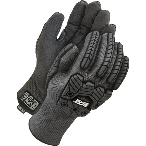 Gants antichocs doubl&eacute;s r&eacute;sistants &agrave; la coupe Deny, 7, Paume en Microfibre, Poignet &eacute;lastique Les Fournitures Industrielles Méga
