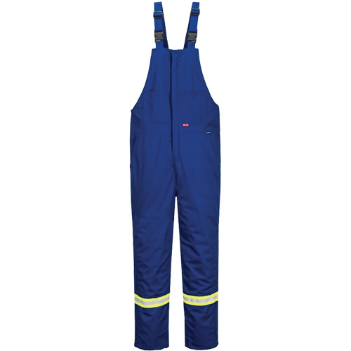 Pantalon &agrave; bavette isol&eacute; 88/12 Bizflame, Coton/Nylon, Moyen (grande taille), Bleu Les Fournitures Industrielles Méga