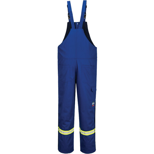 Pantalon &agrave; bavette isol&eacute; 88/12 Bizflame, Coton/Nylon, Moyen (grande taille), Bleu Les Fournitures Industrielles Méga