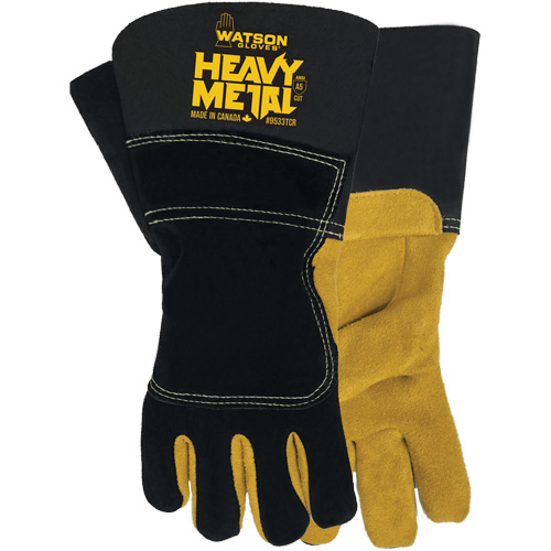 Black Velvet Winter Heavy Metal Welding Gloves, Size Small, Split Elkhide Shell, ASTM ANSI Level A5 Les Fournitures Industrielles Méga