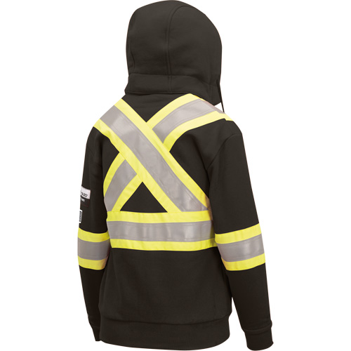 Heavyweight Safety Hoodie, Women's, X-Small, Black Les Fournitures Industrielles Méga