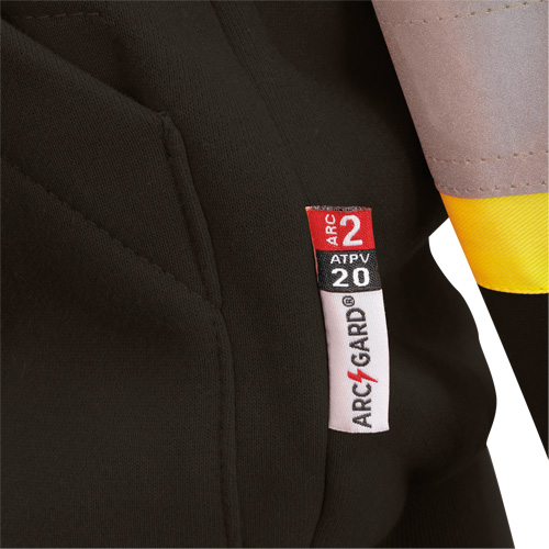 Heavyweight Safety Hoodie, Women's, X-Small, Black Les Fournitures Industrielles Méga