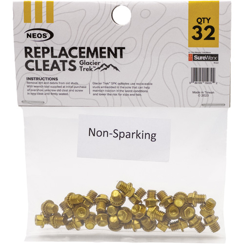 Glacier Trek Non-Sparking Replacement Cleats, Copper, Stud Traction, One Size Les Fournitures Industrielles Méga
