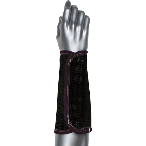 Kut Gard&reg; 2-Ply Cane Mesh Sleeve, Nylon, 9", ASTM ANSI Level A4, Black Les Fournitures Industrielles Méga