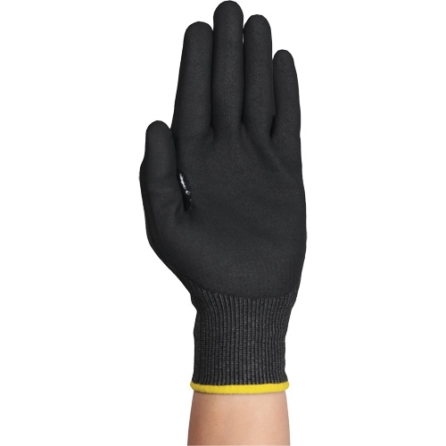 Gants r&eacute;sistants &agrave; la coupe HYFLEX 11-594, 2T-petit/5, Calibre 18, Rev&ecirc;tement Nitrile, ASTM ANSI niveau A9/EN 388 niveau F Les Fournitures Industrielles Méga