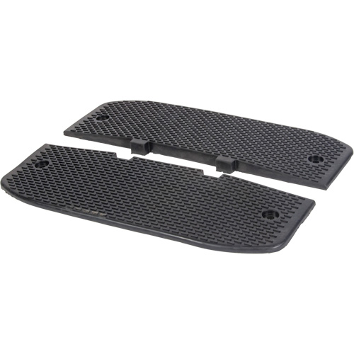 Speed Hump End Caps, Rubber, 3' L x 20" W x 2" H Les Fournitures Industrielles Méga