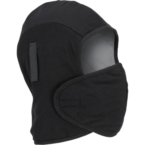 Doublure matelass&eacute;e ignifug&eacute;e Pioneer 766A pour casque de s&eacute;curit&eacute; avec embout buccal amovible, Noir/Gris, Coton/FR-Tech/Modacrylique/Nylon Les Fournitures Industrielles Méga