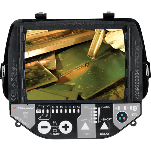 Filtre auto-assombrissant &agrave; teinte variable Speedglas G5, 2-4/5" la x 4-1/4" h Champ de vision, Pour utilisation avec Casques G5-01 et G5-03 Les Fournitures Industrielles Méga
