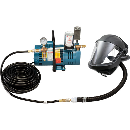 1-Worker MAXSHIELD&reg; Supplied Air Shield System Les Fournitures Industrielles Méga
