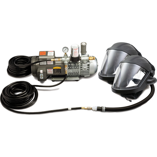 2-Worker MAXSHIELD&reg; Supplied Air Shield System Les Fournitures Industrielles Méga