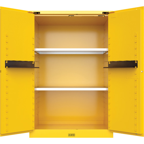 Armoire de s&eacute;curit&eacute; pour produits inflammables Utili-Guard+, 45 gal., 2 Porte(s), 43" La x 65" h x 22" p Les Fournitures Industrielles Méga