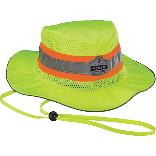 Chapeau de soleil de garde forestier GloWear 8935, grand/tr&egrave;s-grand, Jaune lime haute visibilit&eacute;, Polyester Les Fournitures Industrielles Méga