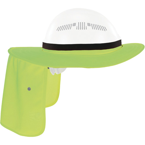 Chill-Its 6661 Universal Hard Hat Brim with Neck Shade, Hi-Vis Lime Les Fournitures Industrielles Méga
