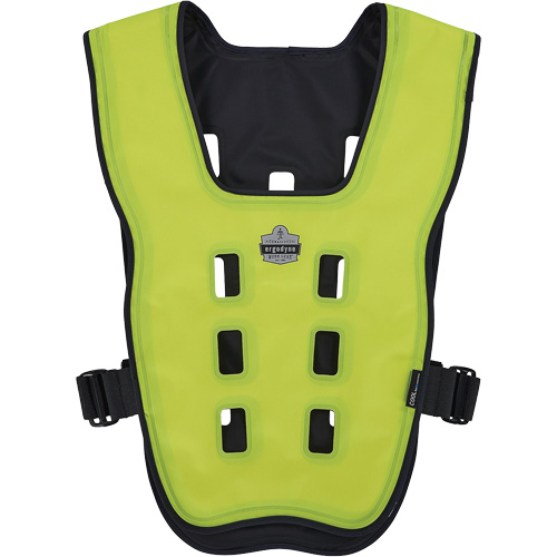 Veste de refroidissement &eacute;vaporatif Chill-Its 6685 avec fermeture &agrave; glissi&egrave;re, 2T-grand/3T-grand, Jaune lime haute visibilit&eacute; Les Fournitures Industrielles Méga