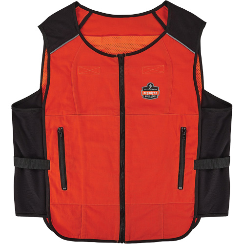 Chill-Its 6255 Lightweight Phase Change Cooling Vest (Vest Only), Large/X-Large, Orange Les Fournitures Industrielles Méga