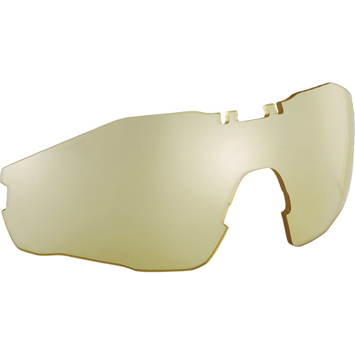 Lentille de rechange pour lunettes de s&eacute;curit&eacute; MY6, Antibu&eacute;e/Anti-&eacute;gratignures, Ambr&eacute;e, MY6 Les Fournitures Industrielles Méga