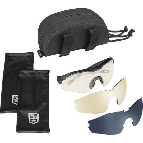 MY6 Safety Glasse Eyeshield Kit, Clear/Copper/Smoke Lens, Anti-Fog/Anti-Scratch, ANSI Z87+ Les Fournitures Industrielles Méga