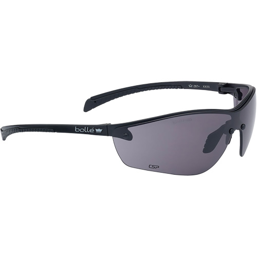Silium+ BSSI Safety Glasses, Smoke/Grey Lens, Anti-Fog/Anti-Scratch, ANSI Z87+ Les Fournitures Industrielles Méga