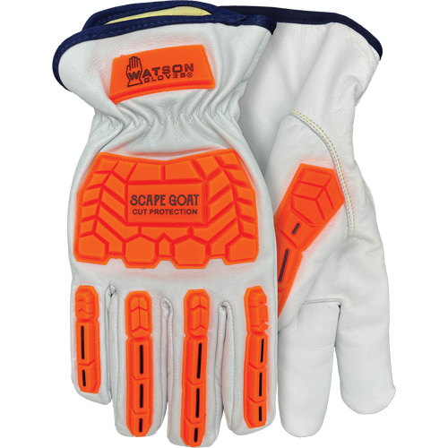 Gants r&eacute;sistants &agrave; la coupe Scape Goat, 3T-Grand, Paume en Ch&egrave;vre, Poignet &eacute;lastique/Conducteur Les Fournitures Industrielles Méga