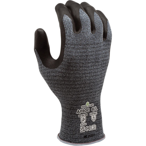 AP800 ESD Gloves, 6/Small, Microfoam Nitrile Coating, 13 Gauge, Polyester Shell Les Fournitures Industrielles Méga