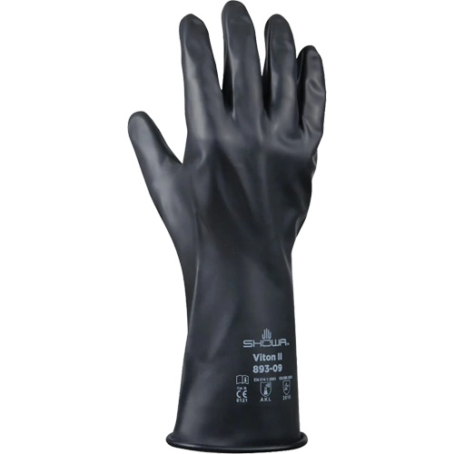 893 Chemical & Acid Resistant Gloves, Size X-Large/10, 12" L, Butyl Rubber/Viton&reg;, 12-mil Les Fournitures Industrielles Méga