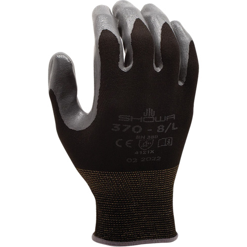 Gants 370B, 6/Petit, R&ecirc;vetement Nitrile, Calibre 13, Enveloppe en Nylon Les Fournitures Industrielles Méga