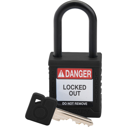 Cadenas de s&eacute;curit&eacute; Velocity, Cl&eacute;s diff&eacute;rentes, Nylon, Largeur de 1-1/2" Les Fournitures Industrielles Méga