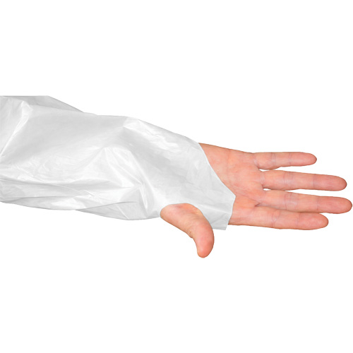 CoverMe Gown with Thumbholes, One Size, White, Polyethylene Les Fournitures Industrielles Méga