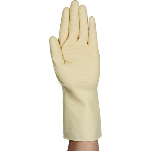 Gants naturels et l&eacute;gers AlphaTec 87-137, Taille 9, 11,8" lo, Latex de caoutchouc, 16 mils Les Fournitures Industrielles Méga