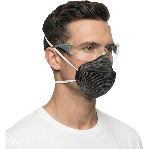 Adapt Lite Grey/Green Safety Glasses, Clear Lens, Anti-Fog/Anti-Scratch, ANSI Z87+/Meets/Exceeds CSA Z94.3 Les Fournitures Industrielles Méga