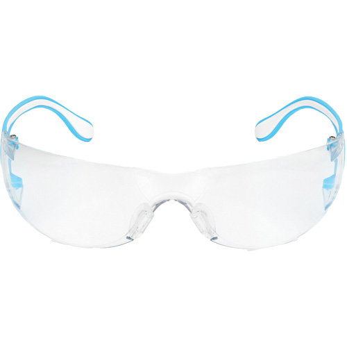 Lunettes de s&eacute;curit&eacute; bleu/blanc Adapt Lite, Lentille Transparent, Antibu&eacute;e/Anti-&eacute;gratignures, ANSI Z87+/R&eacute;pond ou surpasse la norme CSA Z94.3 Les Fournitures Industrielles Méga