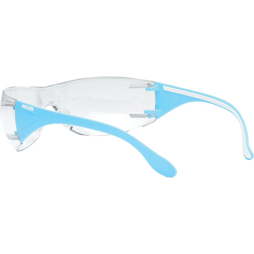 Lunettes de s&eacute;curit&eacute; bleu/blanc Adapt Lite, Lentille Transparent, Antibu&eacute;e/Anti-&eacute;gratignures, ANSI Z87+/R&eacute;pond ou surpasse la norme CSA Z94.3 Les Fournitures Industrielles Méga
