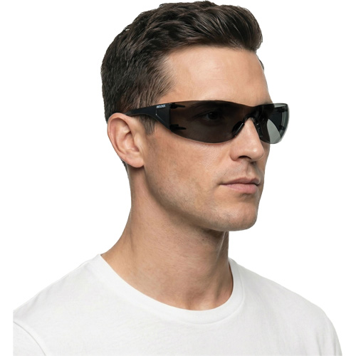 Adapt Lite Safety Glasses, Smoke Lens, Anti-Fog/Anti-Scratch, ANSI Z87+/Meets/Exceeds CSA Z94.3 Les Fournitures Industrielles Méga