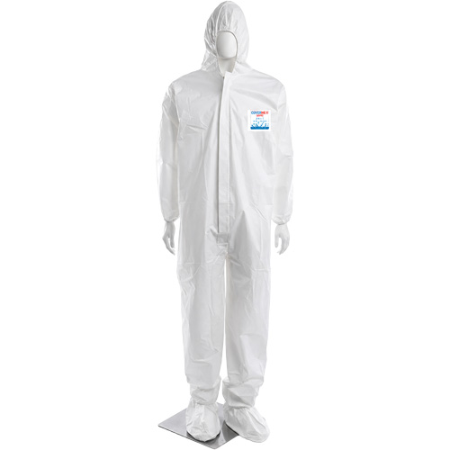 CoverMe XP1800 Coverall, X-Large, White, Microporous Les Fournitures Industrielles Méga