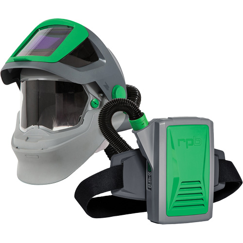 Respirateur de soudage Z4 avec joint de menton FR et APR motoris&eacute; PX5, Respirateur &agrave; masque/Masque de soudage Les Fournitures Industrielles Méga