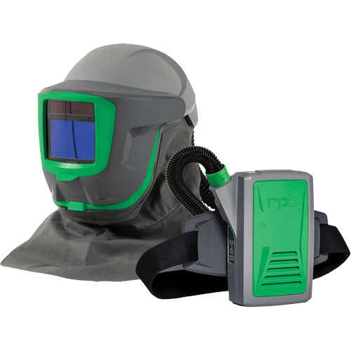 Z-Link+ syst&egrave;me APR motoris&eacute; avec cape &agrave; l'&eacute;paule & visi&egrave;re, Respirateur &agrave; masque/Masque de soudage Les Fournitures Industrielles Méga